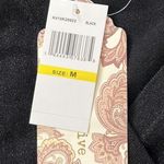 B.O.G Collective wrap top side tie ling sleeve V neck cropped black size Medium Photo 3