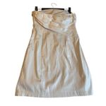 Akira Black Label Silver Strapless Dress Size S Photo 0