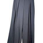 Meshki  Jemima Straight Legs Wide Leg Pants Dark Grey Size Small EUC #5701 Photo 0