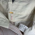 Free People NEW  neutral cotton striped high rise pants women's size XS 2 Photo 6