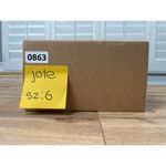 Joie  Calan Raffia Ankle-Strap Sandals Natural Tan Leather Size 6 NWOB Comfy Heel Photo 11