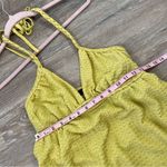 Lulus  love like yours textured mini dress green‎ halter top Photo 2