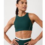 Athleta New S Flex Spacer Tipped Bra Cypress/Glacier Small D-DD Photo 2
