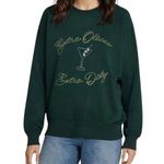 Wildfox Bailey Olive Dirty Martini Jumper Sweatshirt NEW size Medium Photo 0