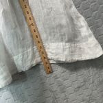 Eileen Fisher NWT Eileen Fisher Women White Linen Gauze Tunic Tank Top XL Tie Waist Boho Photo 5