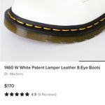 Dr. Martens Like New Leather 1460 8 Eye
Boots White Size 5 Photo 9