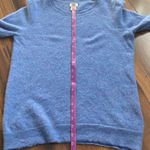 Aspen 100% Cashmere 2 Ply Slim Fit Crewneck Sweater Blue Size L Photo 5
