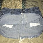 Aeropostale  med wash denim mini size 5/6 frayed Photo 8