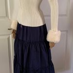 WAYF Faux Fur-Trimmed Zip Cardigan Photo 12