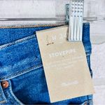 Madewell NWT Stovepipe Slim Straight Leg Jeans in Auraria Wash Size 24 Photo 5