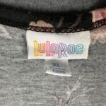 LuLaRoe  Tank Top Womens XL Black Floral Sleeveless Stretch Shirt Casual 95% Poly Photo 2