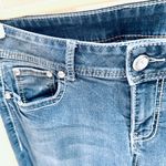 Maurice's  Embellished Bootcut Jeans Rhinestone Pockets Denim Blue Size 12 Photo 5