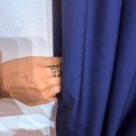 Made With Love Navy Floral Cold Shoulder Wide Leg Jumpsuit Sz M NWT Blue Size M Photo 4