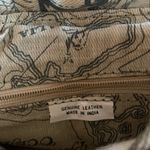 Vintage Small Tan Camel Leather Cross Body Purse Handbag Made in India Braided Photo 4