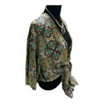 Black Bead Black Head Shelby crop tie Kimono size M Photo 1