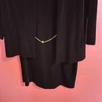 Vintage J.B.S. Faux Velvet Dress Black Size 14 Photo 3