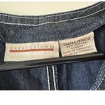 Vintage Expressions sz S Women Long Denim Sleeveless Zip Up VNeck Maxi Dress 90s Blue Photo 8