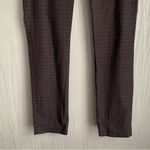Calvin Klein  Dress Pants Women’s size 6 Windowpane Plaid Burgundy Photo 2