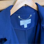 Michael Kors MICHAEL
Draped Twill Trench Coat In Midnight Blue Photo 6