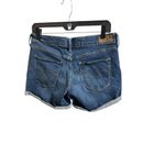 Levi's  Shorts Womens 29 MedDark Wash Denim Rolled Hem Stretch Mid Rise Festival Photo 1
