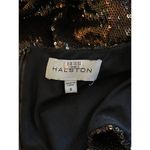 Halston Chloe Sequin Cut Out Evening Gown Brown Womens 8 Photo 10
