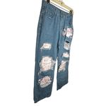 Christmas‎ Distressed Jeans Pink Size 28 Photo 3