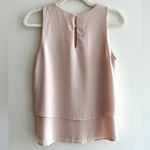 Monteau  Women’s Blush Pink Layered Basic Tank Top, Size Small Photo 9