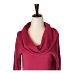 Tommy Bahama  Dress Women Medium‎ Red Cowl Neck Wool Blend Knit Sweater Dress Photo 2