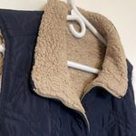 Reversible brown and black sherpa vest Size XL Photo 2