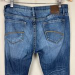 Driftwood Jeans Womens 29 Embroidered Flower Distressed Blue Denim Skinny Photo 7