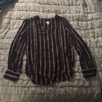 Hinge Long Sleeve Blouse Photo 4