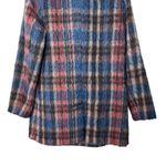 Sachin + Babi Fiction Wool Plaid Coat Asymmetrical Hem Women’s Size 4 Pink Photo 7
