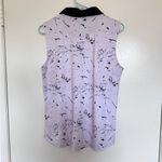 Birdgang Women's Sleeveless Polo in Drip Cream Size Medium White Photo 4