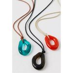 Free People Summertime Cord Choker in Red NWT Bohemian Rare HTF Necklace Photo 2