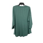 Natural Reflections Cardigan Womens XL Used Green Textured Photo 1