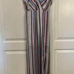 Jack by BB Dakota S V-Neck Striped Maxi Dress Photo 3