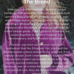 Kooreloo Rich Blue Velour Mini Bag Black Leather Trim Chain Strap Luxury Purse Blue Photo 13