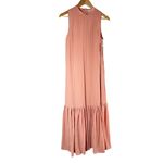 Nordstrom  Sleeveless Seersucker Maxi Dress Pink Desert Size Small Photo 1
