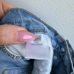 MONSE Deconstructed Asymmetrical Light Solid Wash Relaxed Baggy Jeans Size 25 Blue Photo 10