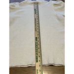 EXPRESS Sweater Puffed Sleeve White Cream Size Medium Preppy Career Classic City Photo 12