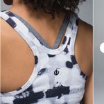 Lululemon  Studio Racerback Ghost Weave White Black Size 6 Photo 3