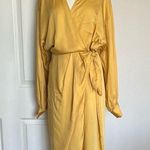 & Other Stories NWT & Other Stories Wrap Yellow Midi Dress Photo 0