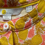 NWT BODEN Flippy Jersey Dress Yellow Pineapple Print Mini Cotton Modal US 14R Size 14 Photo 13