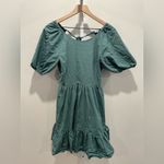 Peter Som  X RTR‎ Green Puff Sleeve Dress Size 10 Photo 4