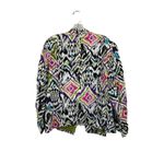 Silk Land Collection Women's Multicolored Blazer White Size 1X Photo 1