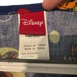 Disney  Halloween Scrub Top Shirt XL Blue Mickey Minnie‎ Donald Duck Halloween Photo 1