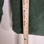 Pritti Suede Jacket Womens Medium Green Genuine Leather Full Zip Classic Lined Photo 7