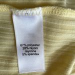 Maurice's  Yellow Solid Peplum Tank Top Photo 4