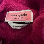 Kate Spade Pearl Button Cuff Ruffle Sweater Pink Size Small Photo 11