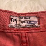 Free People  neon‎ pink cut off denim jean shorts Photo 4